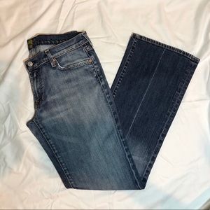 7 For All Mankind Distressed Bootcut Jeans